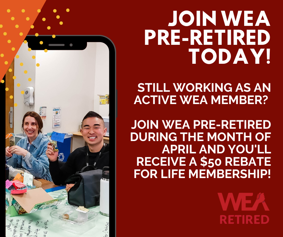 WEA Pre-Retired April 2023